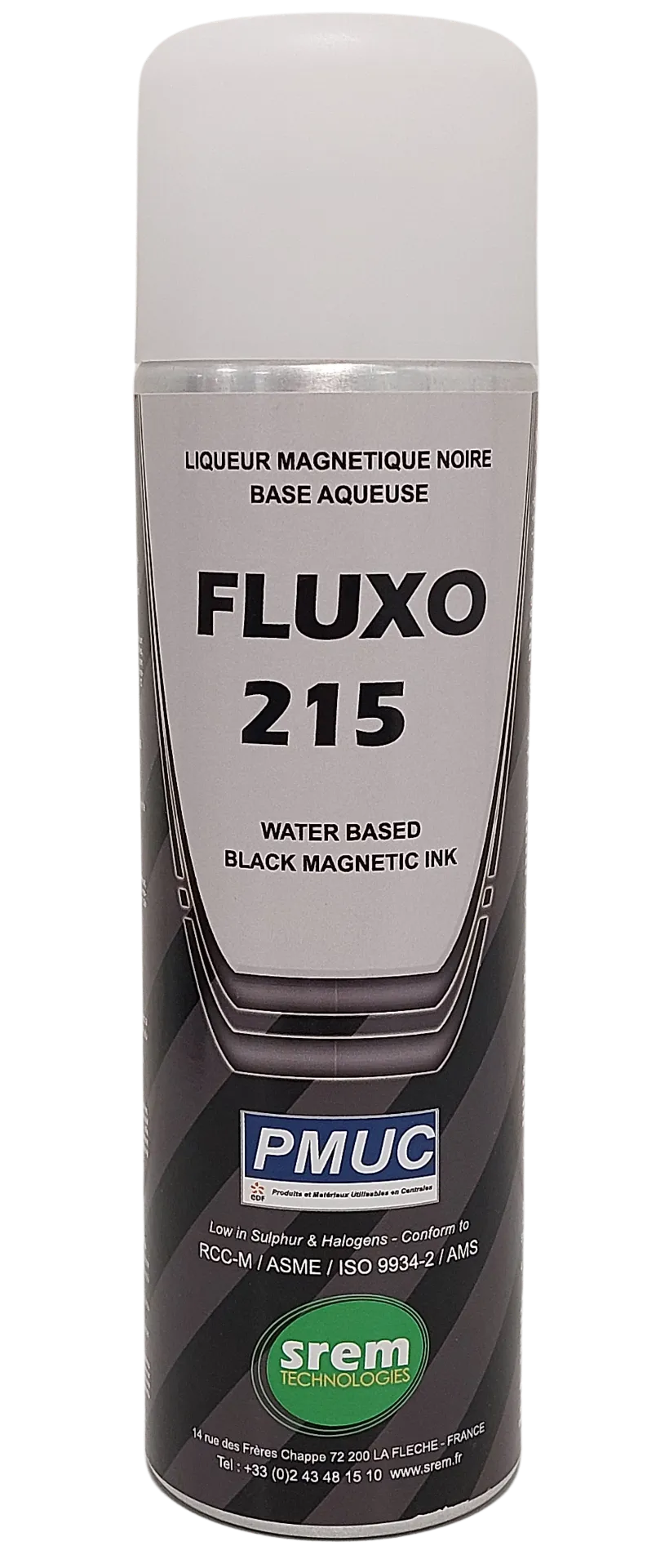 FLUXO 215 – Vannbasert svart magnetpulver for MT. – MPI aerosol 400 ml